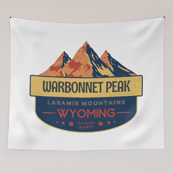 Item preview, Warbonnet Peak, Laramie Mountains, Wyoming, Mountain Design designed and sold by Wanderful-roads.