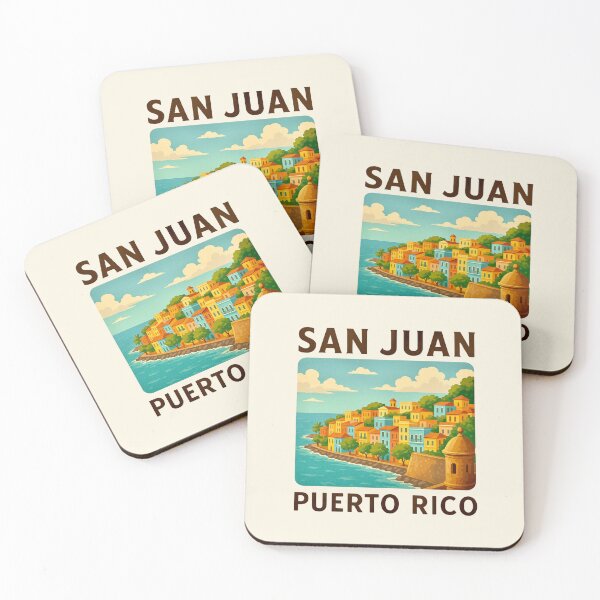 Item preview, San Juan, Puerto Rico - Colorful Old Town designed and sold by Myra365Art.