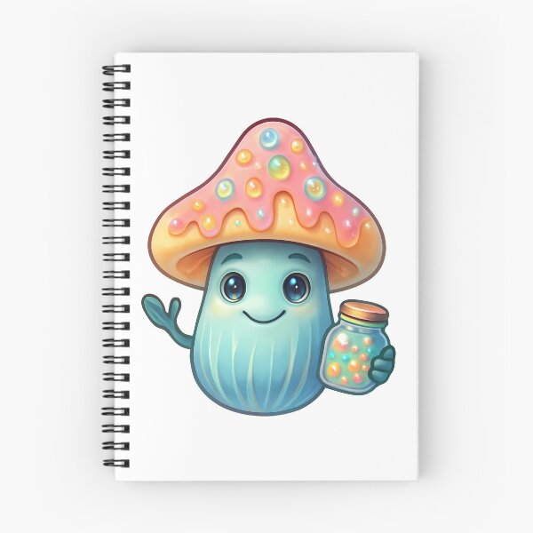 Item preview, Clown Mushroom Friend Kawaii Pastel Fungus Character designed and sold by zoughlal.