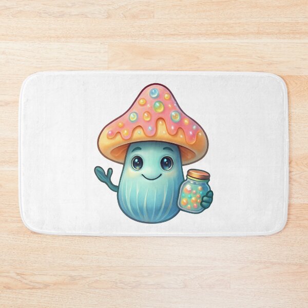 Item preview, Clown Mushroom Friend Kawaii Pastel Fungus Character designed and sold by zoughlal.
