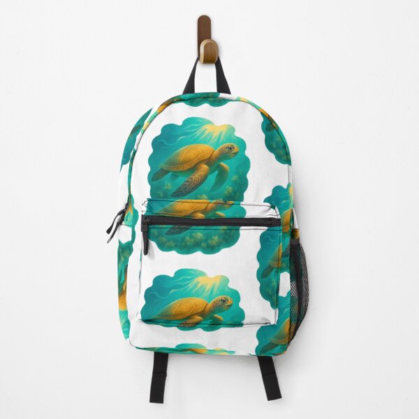 Item preview, Honokeana Honu Hawaiian Green Sea Turtle Watercolor Ocean designed and sold by zoughlal.
