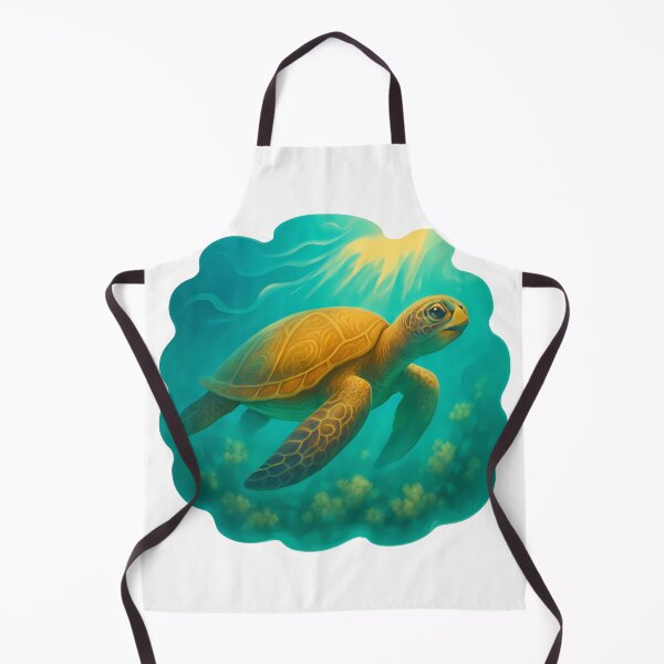 Item preview, Honokeana Honu Hawaiian Green Sea Turtle Watercolor Ocean designed and sold by zoughlal.
