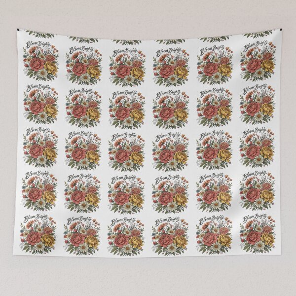 Item preview, Florece brillantemente: arte floral botánico vintage designed and sold by AlienTechs.