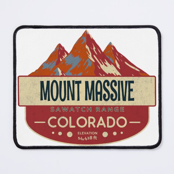 Item preview, Mount Massive, Sawatch Range, Colorado, Mountain Design designed and sold by Wanderful-roads.