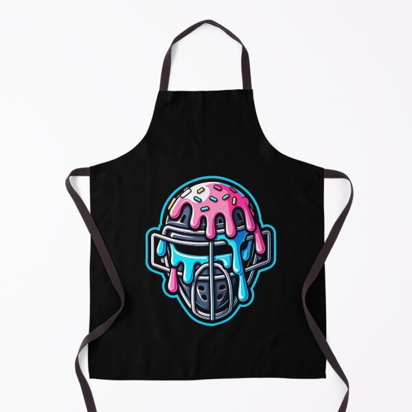 Item preview, Baseball Catcher Mask Ice Cream Dripping Design Baseball fan T-Shirt designed and sold by malek24.
