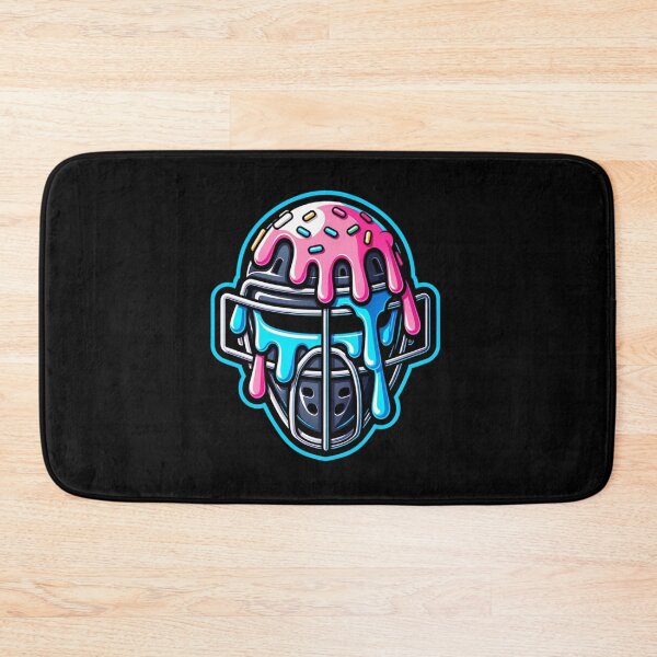 Item preview, Baseball Catcher Mask Ice Cream Dripping Design Baseball fan T-Shirt designed and sold by malek24.