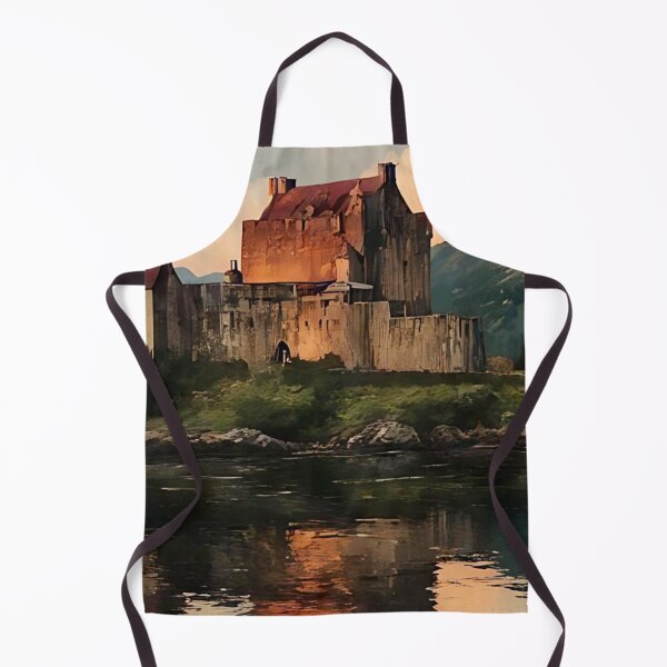 Item preview, Scotland: Fantasy Landscape Watercolor Painting designed and sold by muskitt.
