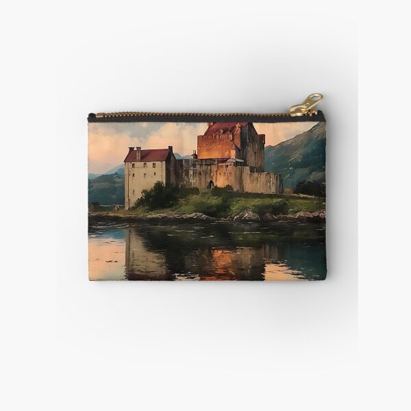Item preview, Scotland: Fantasy Landscape Watercolor Painting designed and sold by muskitt.