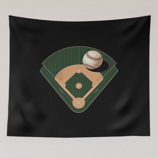 Item preview, Vintage Baseball Field Layout designed and sold by SignumShop.