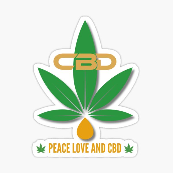 Aperçu de l'œuvre PAIX AMOUR ET CBD créée et vendue par infinitarte.