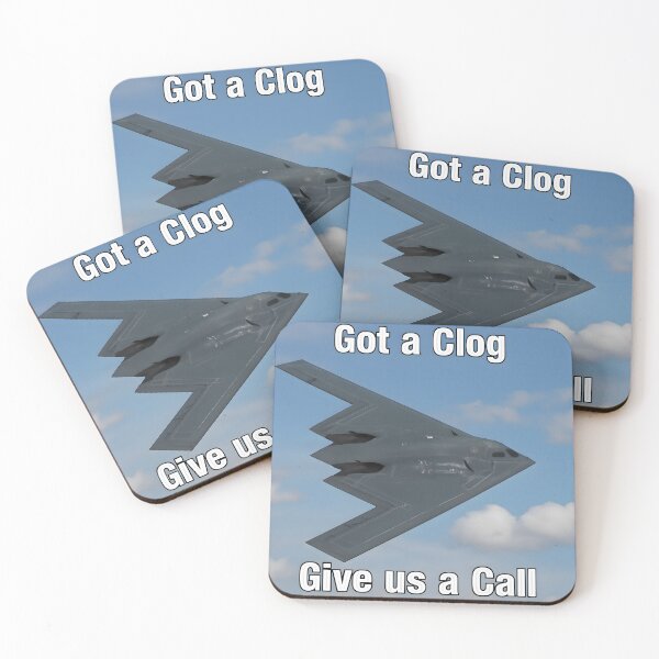 Item preview, "Got a Clog? Give Us a Call – Stealth Drain Solutions" designed and sold by NCLaserDesigns.