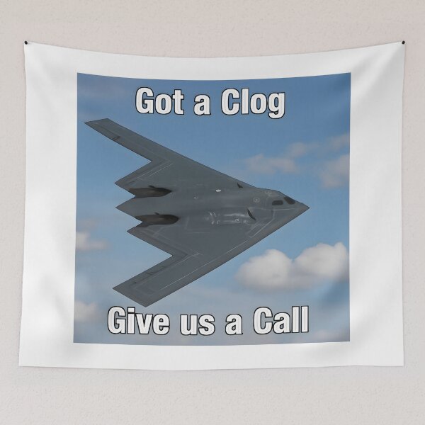 Item preview, "Got a Clog? Give Us a Call – Stealth Drain Solutions" designed and sold by NCLaserDesigns.