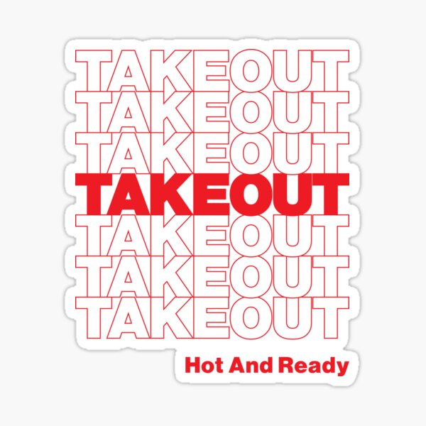 Item preview, TAKEOUT designed and sold by oddwonders.