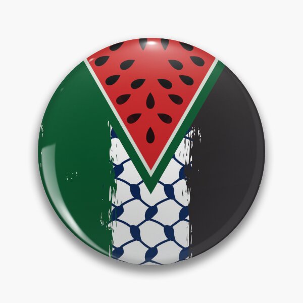 Item preview, Watermelon Palestine Flag designed and sold by LadyBee86.