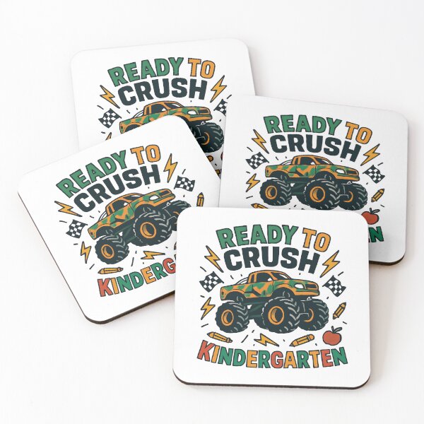 Item preview, I'm Ready to Crush Kindergarten Monster Truck Boys Back to School designed and sold by tmerchtrends.