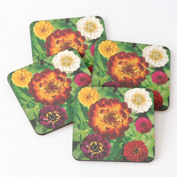 Item preview, Zinnias designed and sold by Jim Lorman.