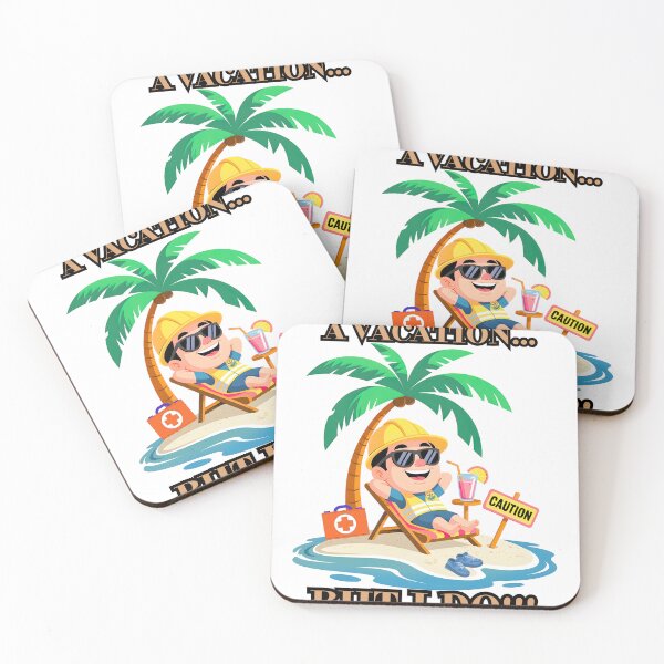 Item preview, Safety Never Takes a Vacation... But I Do! – Funny HSE Holiday Design designed and sold by PeteLawliiet.