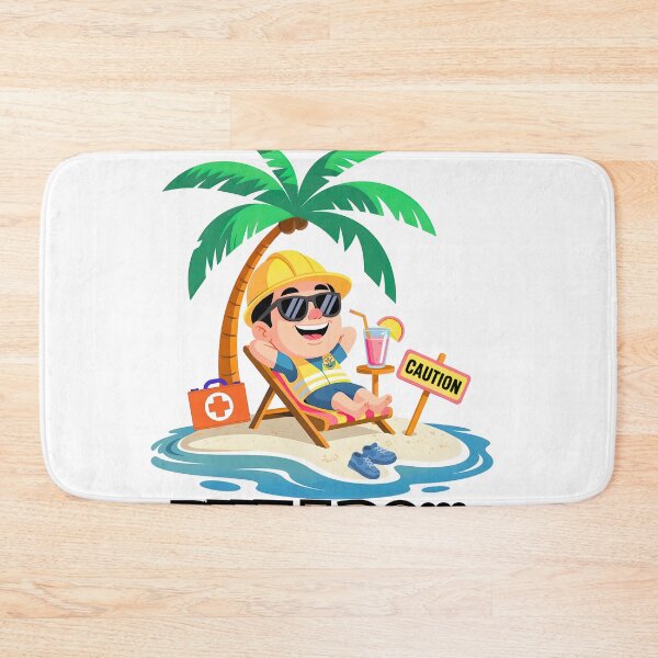 Item preview, Safety Never Takes a Vacation... But I Do! – Funny HSE Holiday Design designed and sold by PeteLawliiet.