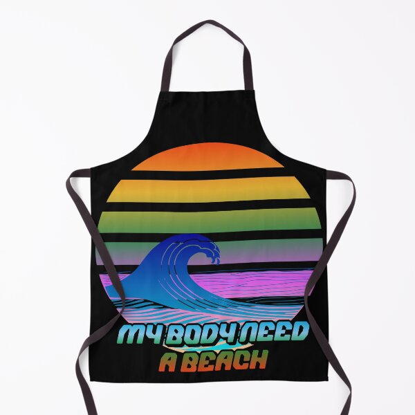 Item preview, My Body Need a Beach - Blue and Pink designed and sold by LKozerski.
