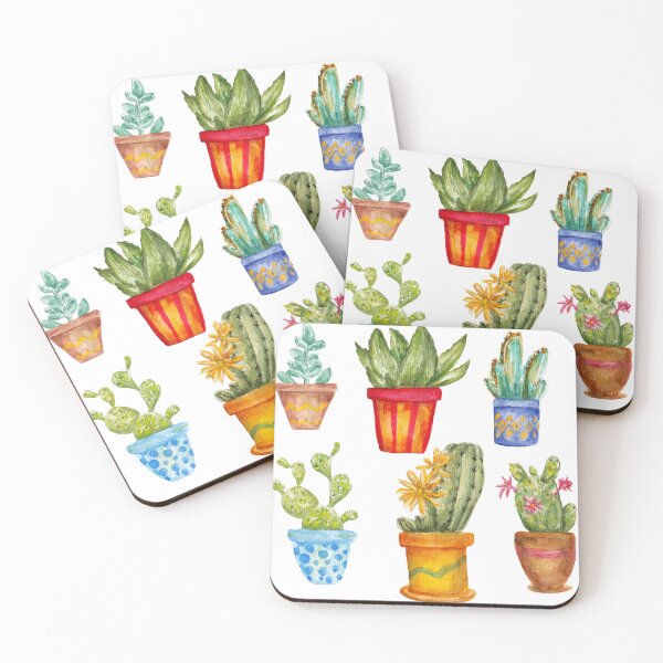 Item preview, Happy Cactus Gang designed and sold by AlisaArtDecor.