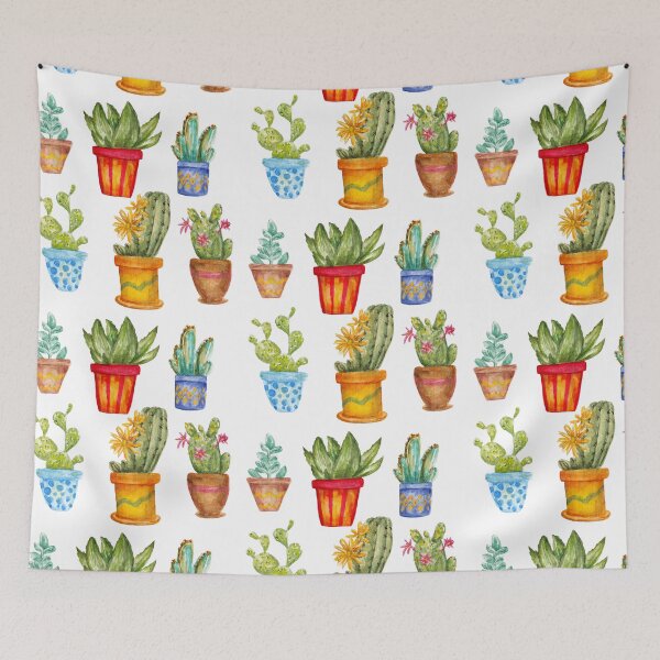 Item preview, Happy Cactus Gang designed and sold by AlisaArtDecor.