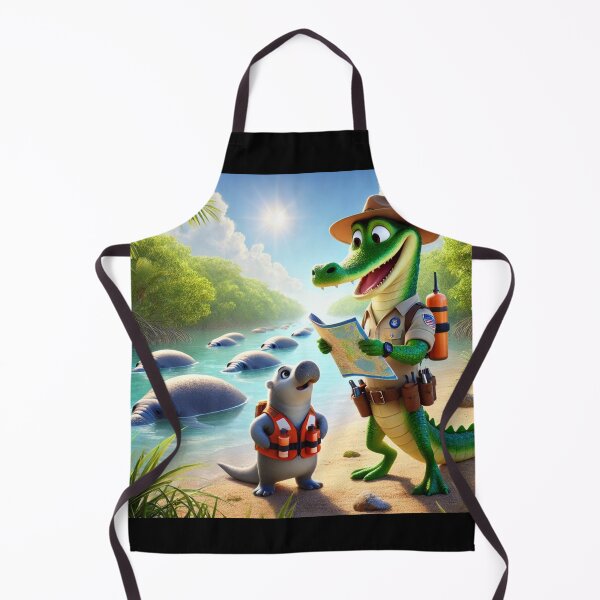 Item preview, Croaky saves the Manatees designed and sold by CroakysCorner.