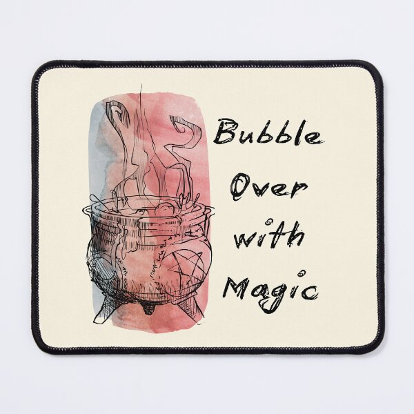 Item preview, Bubble Over with Magic – Colorful Witchy Cauldron Design designed and sold by DanniDan.