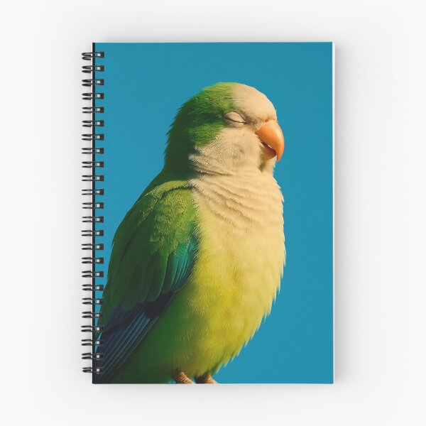 Item preview, Serene Green Parrot: Basking in Blue Sky Tranquility designed and sold by Alan Javier Cordoba Espinosa.