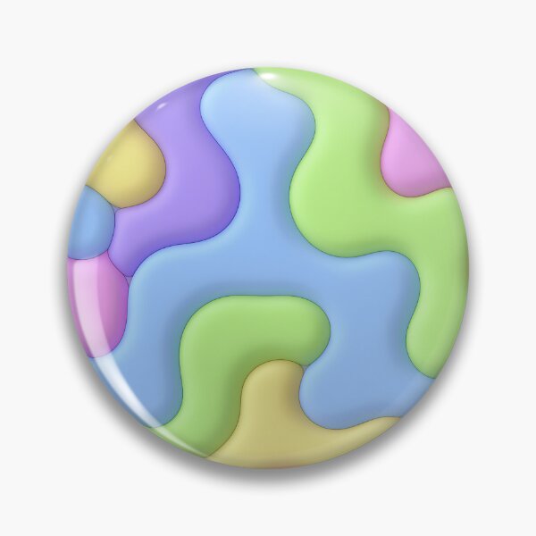 Item preview, abstract soft blobs pattern designed and sold by Mike Kiev art.