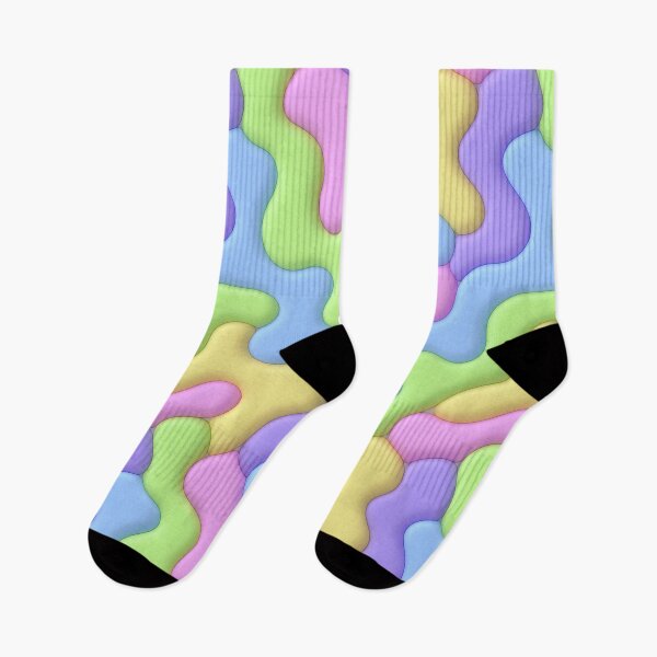 Item preview, abstract soft blobs pattern designed and sold by Mike Kiev art.