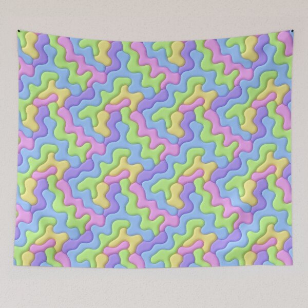 Item preview, abstract soft blobs pattern designed and sold by Mike Kiev art.