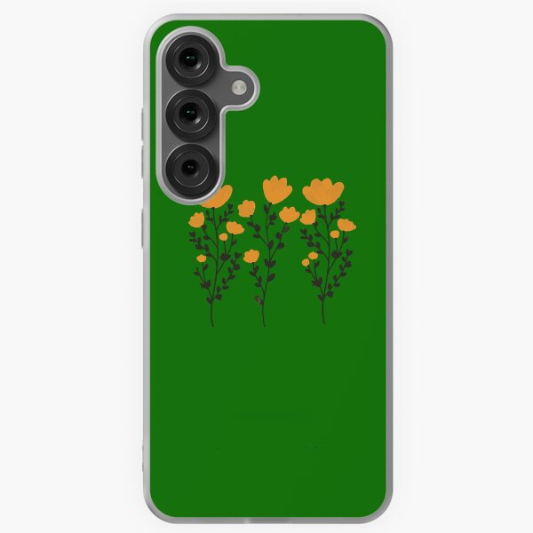 Item preview, Fleurs et tiges jaunes, jolies fleurs jaunes bohèmes designed and sold by DesignDenDo.