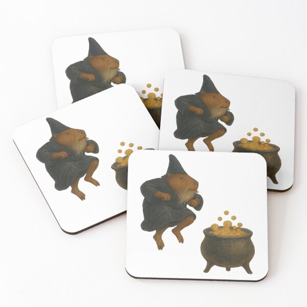 Item preview, Capibara Mago – Bailando Junto a la Caldera designed and sold by Capybarastore_77.