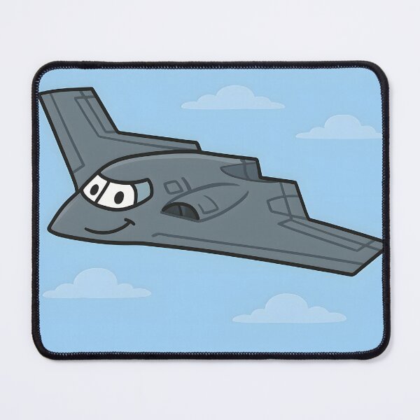 Item preview, "Smiling Stealth Jet – Plumbing at Mach Speed!" designed and sold by NCLaserDesigns.