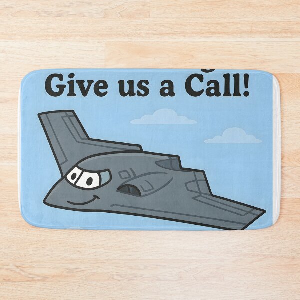 Item preview, "Smiling Stealth Jet – Plumbing at Mach Speed!" designed and sold by NCLaserDesigns.