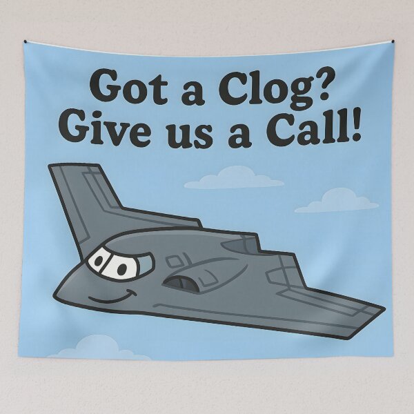 Item preview, "Smiling Stealth Jet – Plumbing at Mach Speed!" designed and sold by NCLaserDesigns.