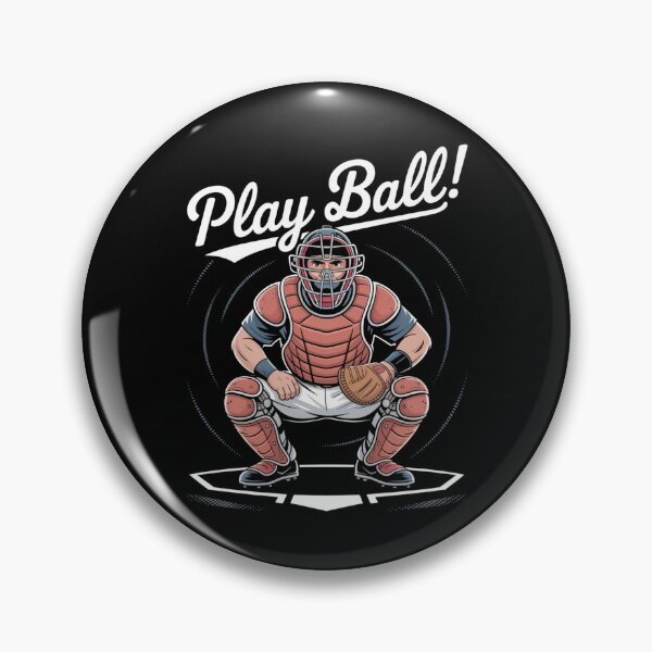 Item preview, Retro Baseball Catcher designed and sold by SignumShop.