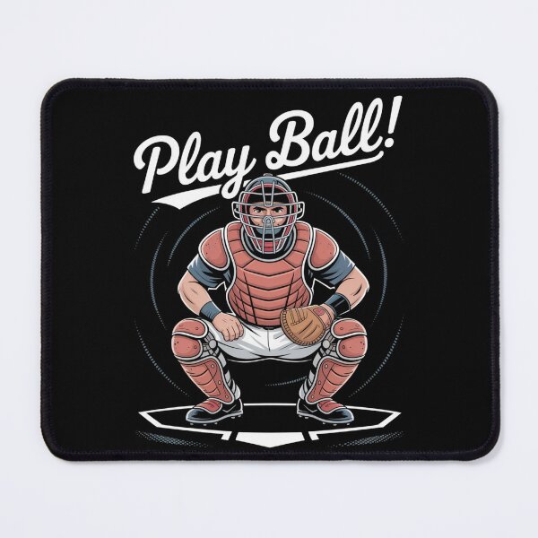 Item preview, Retro Baseball Catcher designed and sold by SignumShop.