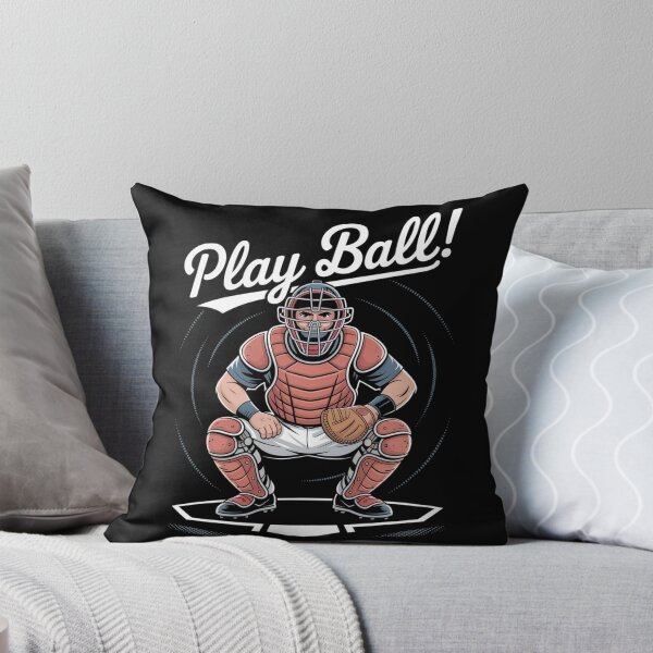 Item preview, Retro Baseball Catcher designed and sold by SignumShop.