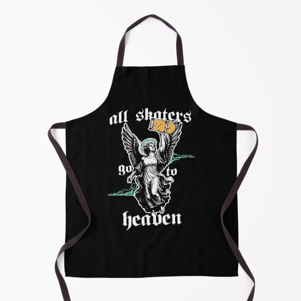 Item preview, All Skaters Go To Heaven Gothic Angel Skateboard Streetwear designed and sold by sXe-art.