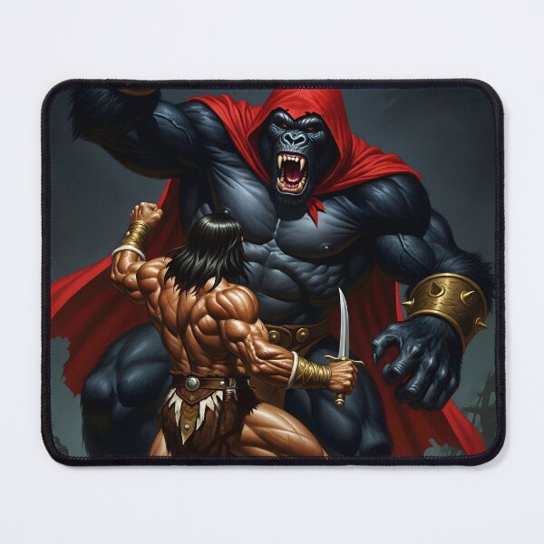 Item preview, The Cimmerian vs. The Ape - Scythianshead design designed and sold by Scythianshead .