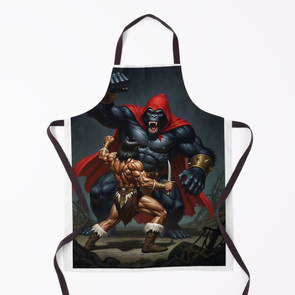 Item preview, The Cimmerian vs. The Ape - Scythianshead design designed and sold by Scythianshead .