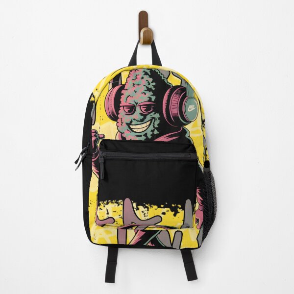 Item preview, Hip-Hop Weed Bud Walking with Headphones – Vector Urban Art designed and sold by AV.