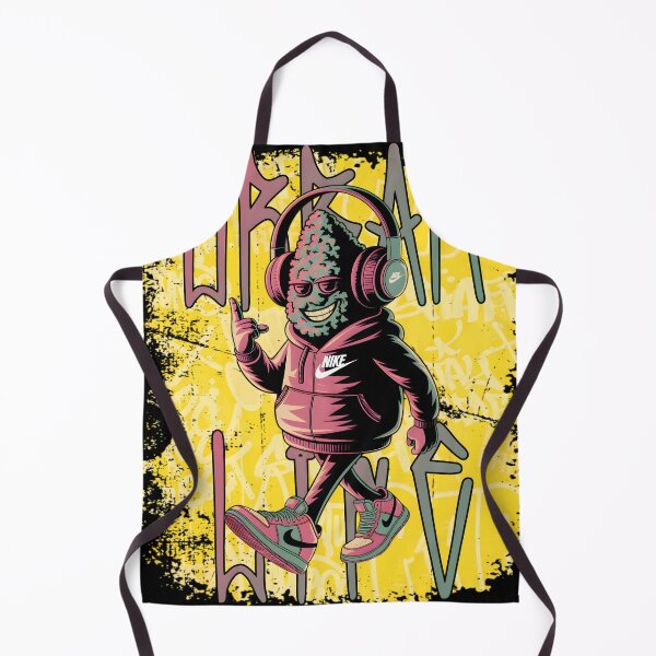 Item preview, Hip-Hop Weed Bud Walking with Headphones – Vector Urban Art designed and sold by AV.