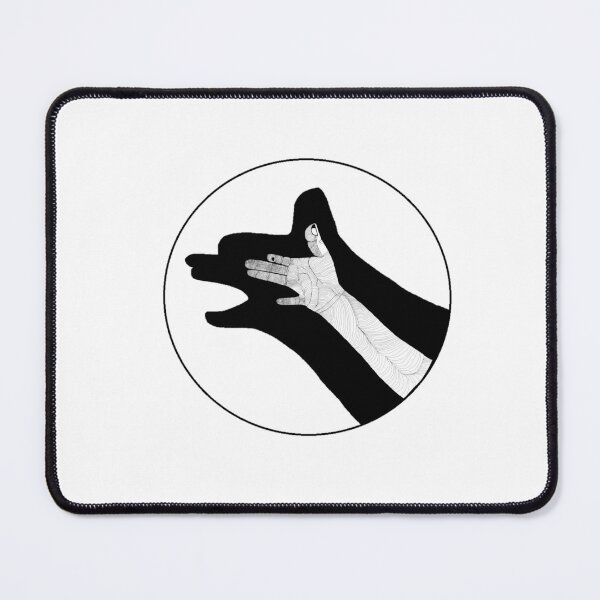 Item preview, One-Handed Dog Shadow Puppet V3 designed and sold by TrendsOfHumanity.