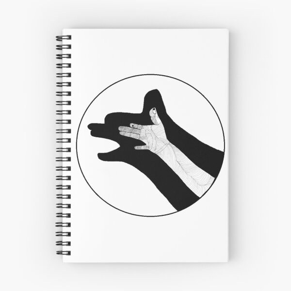 Item preview, One-Handed Dog Shadow Puppet V3 designed and sold by TrendsOfHumanity.