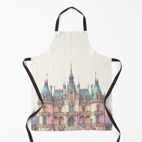Item preview, Minimalist French Castle - Modern Chateaucore Aesthetic Wall Art designed and sold by Sugar Wisdom .