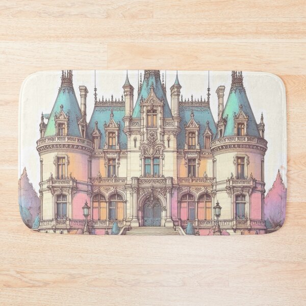 Item preview, Minimalist French Castle - Modern Chateaucore Aesthetic Wall Art designed and sold by Sugar Wisdom .