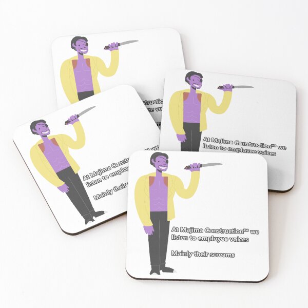 Item preview, Soulless Corporate Majima - We listen to employee voices designed and sold by Corporate Artstyle Hell.