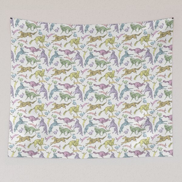 Item preview, Hounds and Hares - Pastel Sprinkles designed and sold by rutabagaprints.